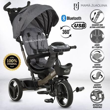 Triciclo Reclinable «AUCKLAND» Edición Limitada Gray