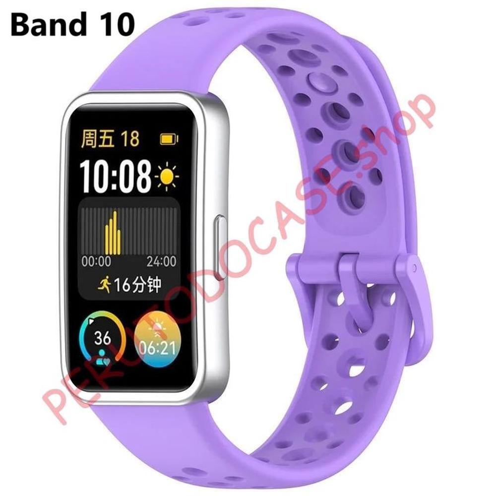 Correa para Huawei Band 10 Silicona Lila