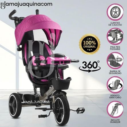 Triciclo Guiador Reclinable «VENICE» Edición Limitada Pink Triciclo Guiador Reclinable «VENICE» Edición Limitada Pink