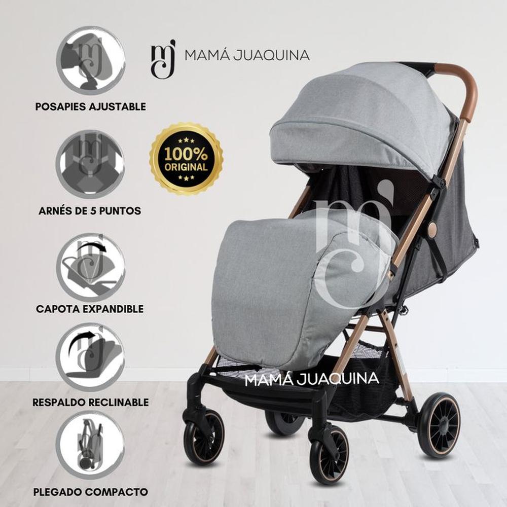 Coche Maleta para Bebé «SAFFE» De Fácil Plegado Gray Coche Maleta para Bebé «SAFFE» De Fácil Plegado Gray