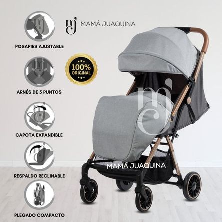 Coche Maleta para Bebé «SAFFE» De Fácil Plegado Gray Coche Maleta para Bebé «SAFFE» De Fácil Plegado Gray