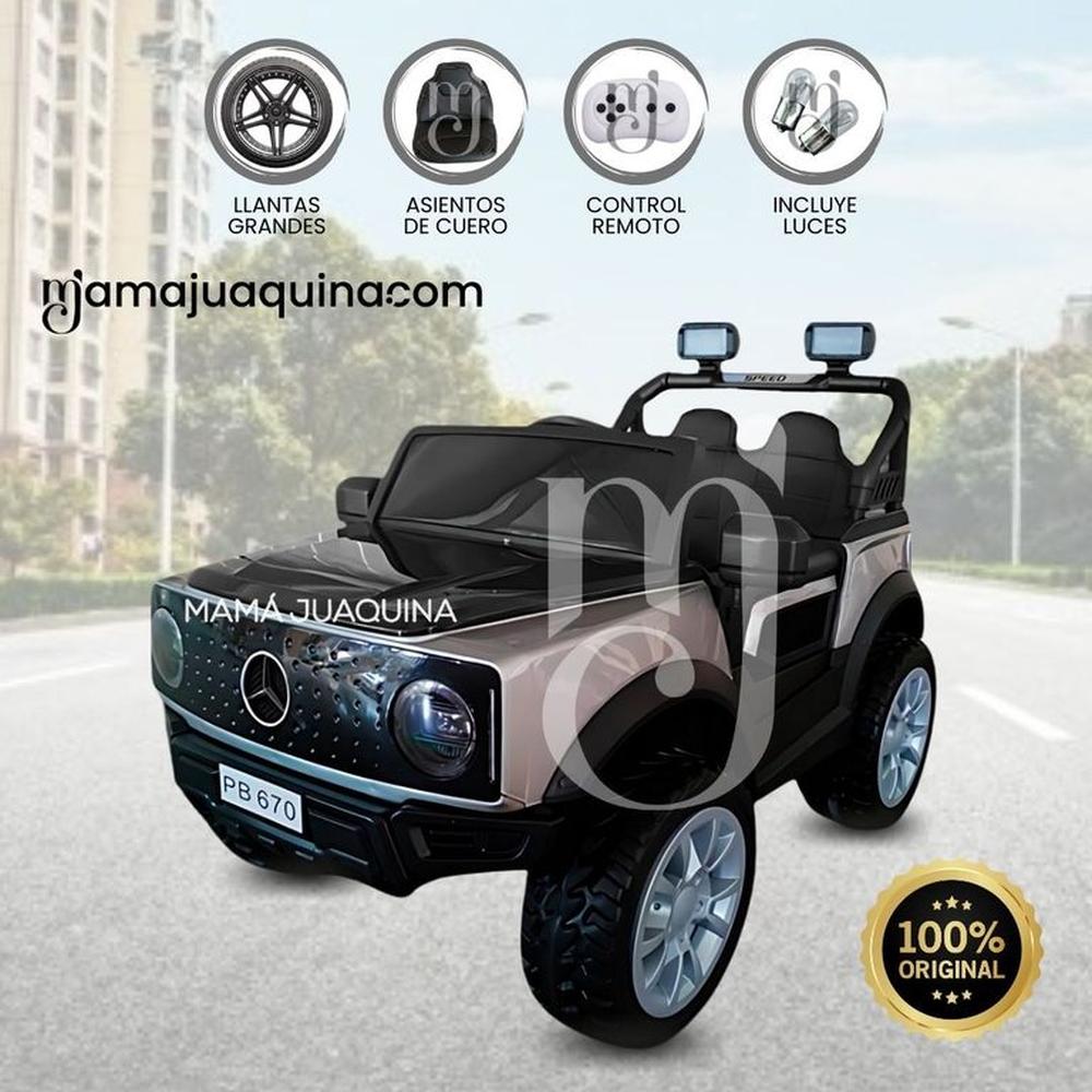 Carro a Batería Para Niños Mercedes Benz «TOYIN » Gray