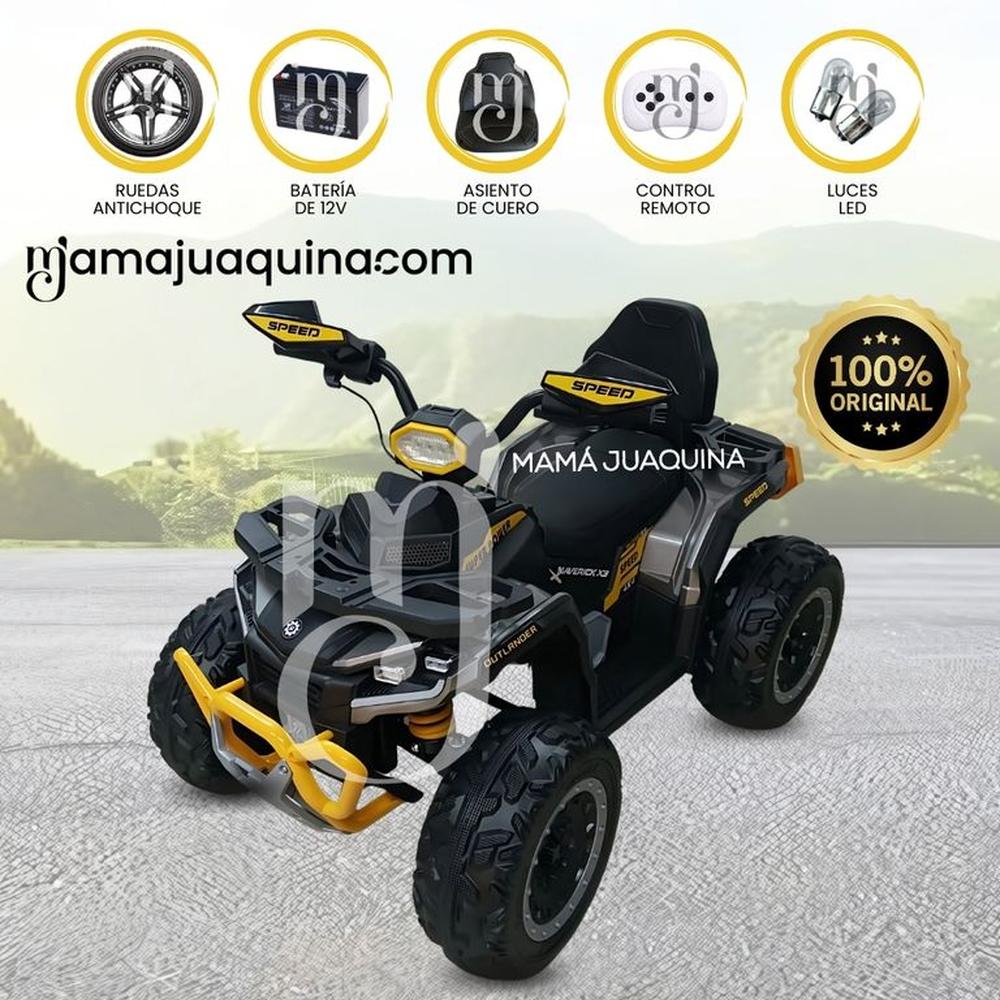 Cuatrimoto a Batería «HOLLICY II» con Control Remoto Yellow