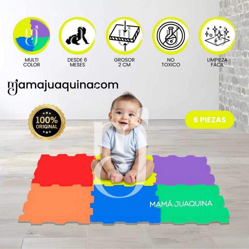 Piso Rompecabezas para Bebés «COUSY FLOOR» Color full
