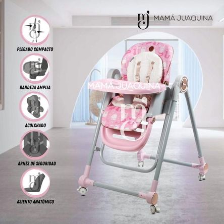 Silla de Comer Edición Limitada «LITTLE ZOO» Pink