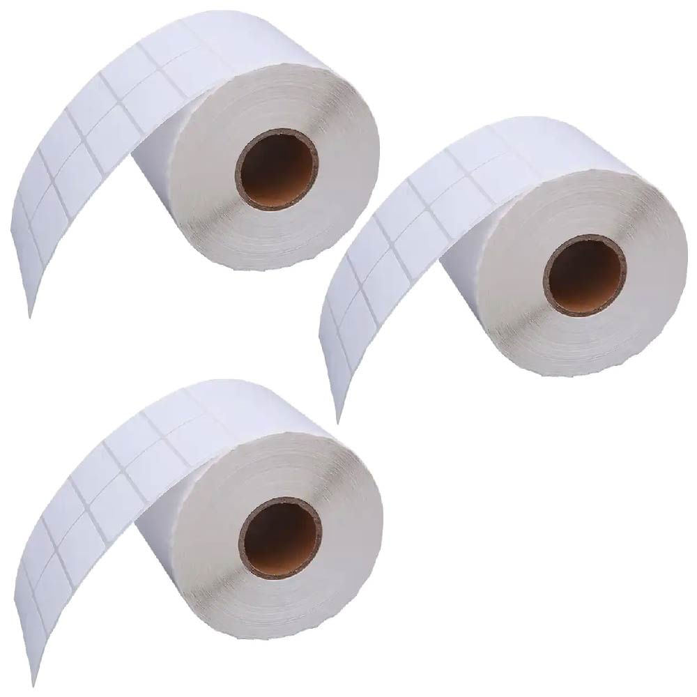 Etiqueta Adhesiva Termica  5x2.5cm 2 Columnas Pack 3 Rollos