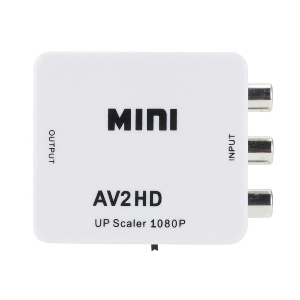 Adaptador RCA VA a HDMI Convertidor de Video Full HD 720 1080p AV2HDMI Adaptador RCA VA a HDMI Convertidor de Video Full HD 720 1080p AV2HDMI