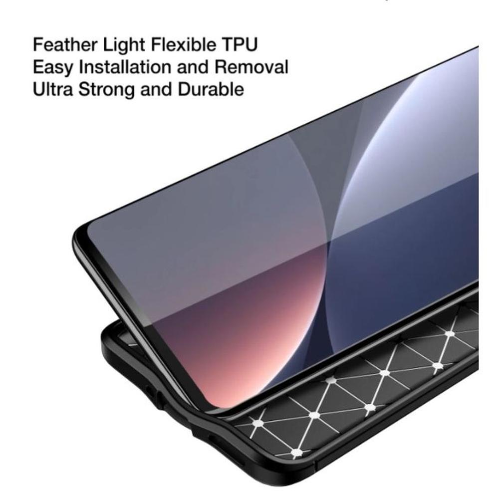 CASE CARBONO AUTOFOCUS XIAOMI 12 Y VIDRIO UV