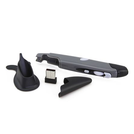 Pen Mouse Inalámbrico Lápiz 2.4 G Laptop Pc Windows Android Gris