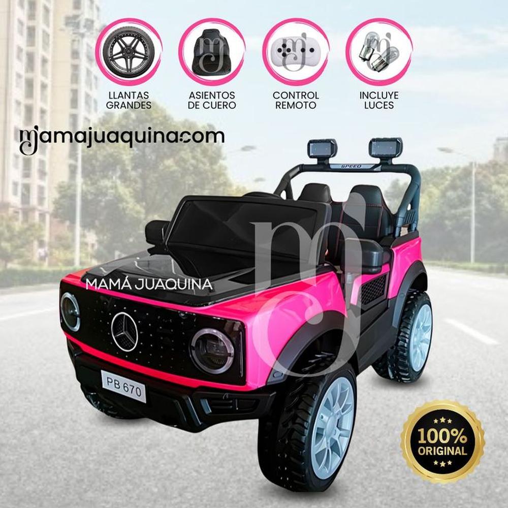 Carro a  Batería Para Niños Mercedes Benz «TOYIN » Pink
