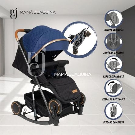 Coche Mecedora Maleta de Lujo «ROCKING PRIME» Blue Coche Mecedora Maleta de Lujo «ROCKING PRIME» Blue