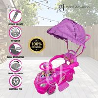 Correpasillo Guiador a Batería «TOKUMBO II» Fucsia
