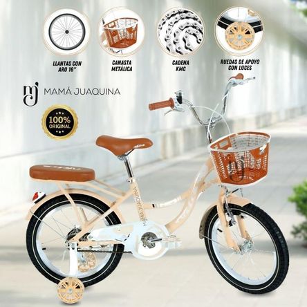 Bicicleta Para Niña Aro 20 «LADY» Beige