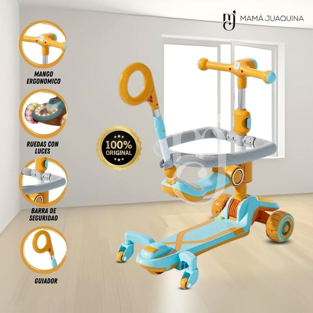 Scooter Guiador Didáctico «GLOWER» con Luces Led Yellow