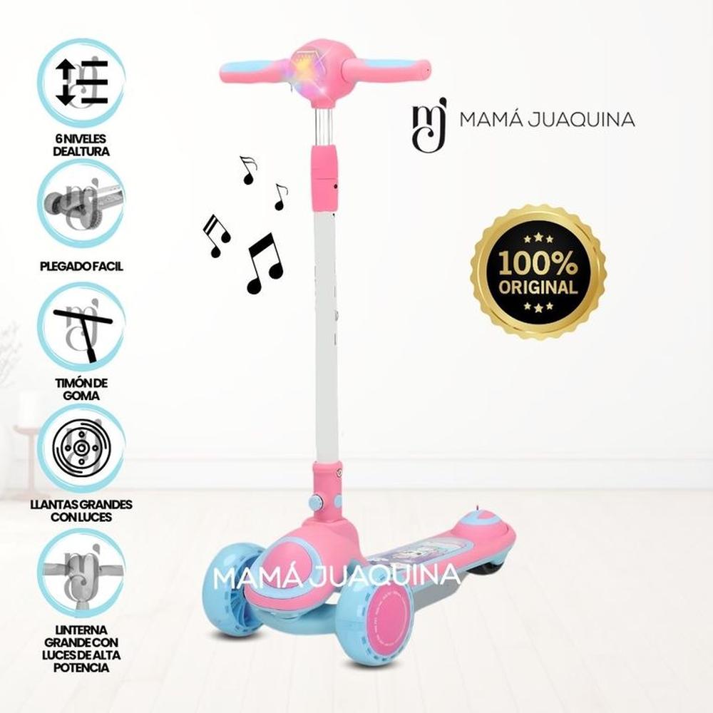 Scooter Musical para Niños «LEXUS» Light Pink