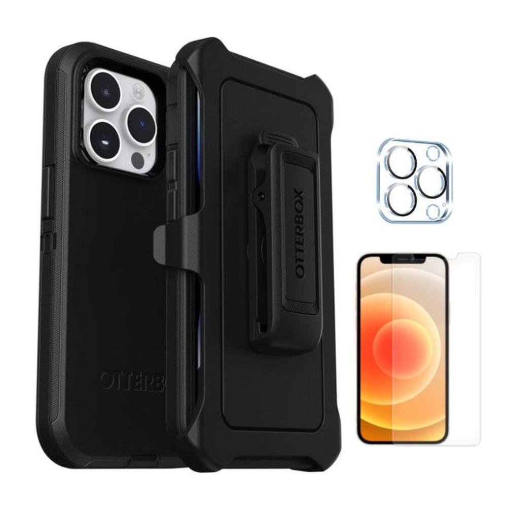CASE OTTERBOX DEFENDER IPHONE 14 PRO + VIDRIOS
