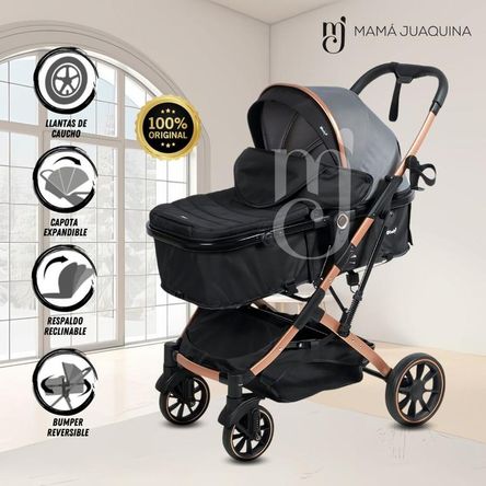 Coche Moisés de Lujo «BREYELL» Edición Limitada Black Coche Moisés de Lujo «BREYELL» Edición Limitada Black