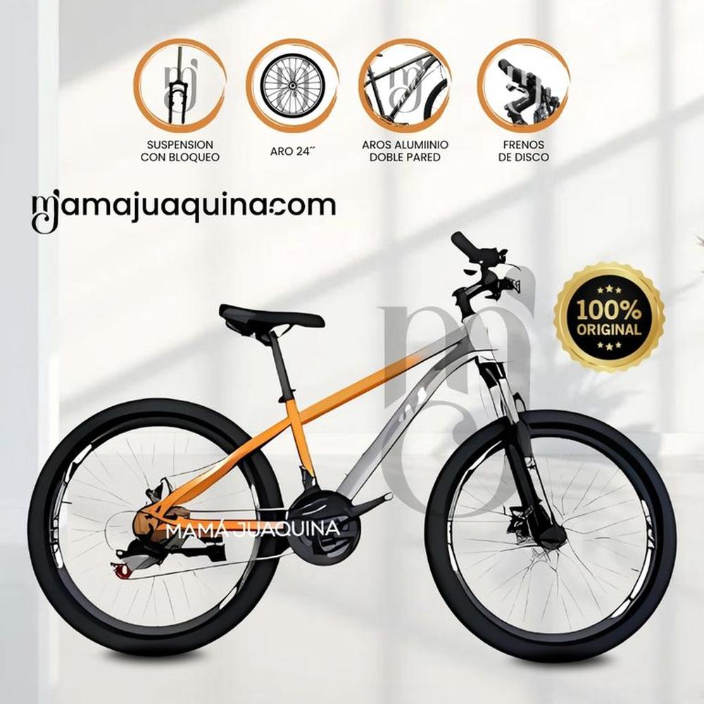 Bicicleta Deportiva Aro 24 «LIMIT» Edición Limitada Orange
