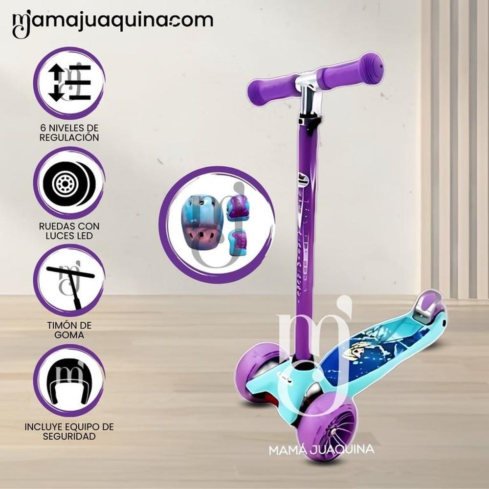 Scooter para Niños con Kit de Protección «RALEY RIDE» Purple