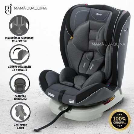 Silla de Auto 360° «DONAN» Dark Gray Silla de Auto 360° «DONAN» Dark Gray