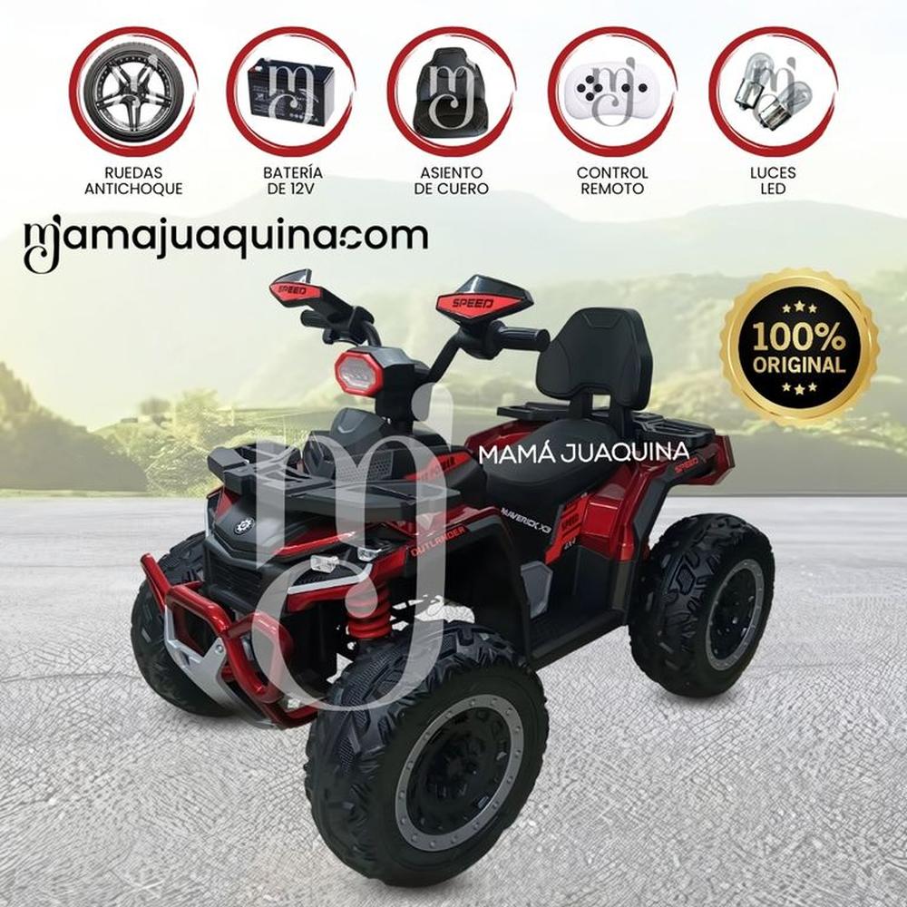 Cuatrimoto a Batería «HOLLICY II» con Control Remoto Red