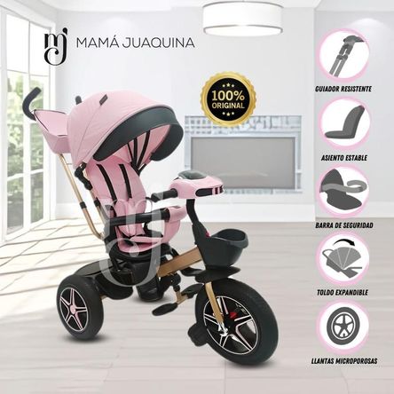 Triciclo Guiador para Niños «DOORO» Pink Triciclo Guiador para Niños «DOORO» Pink