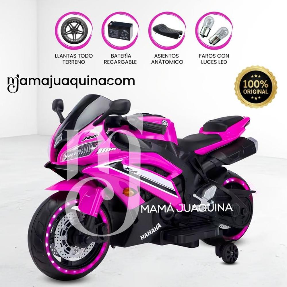 Moto a Batería para Niños «FLASH RACER» Pink