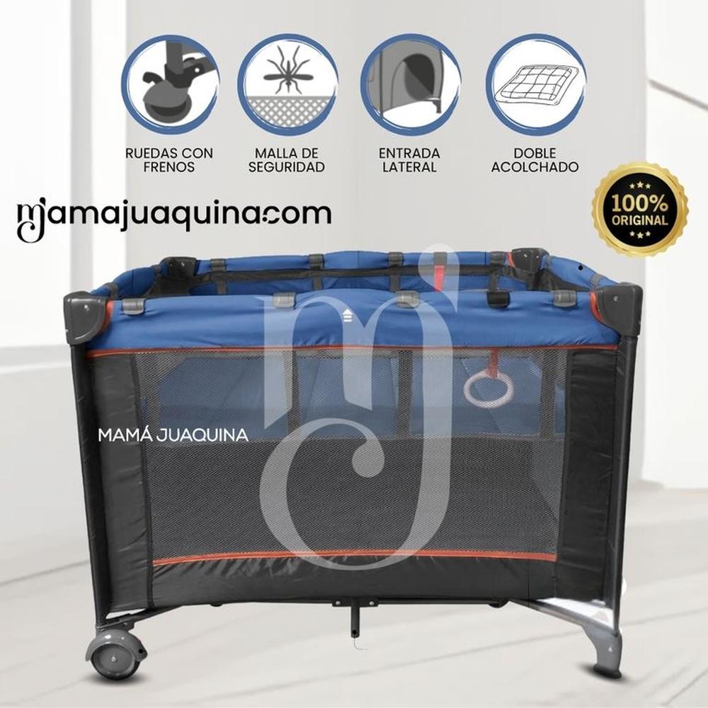 Cuna Corral de Lujo «RELAX» Edición Limitada Blue