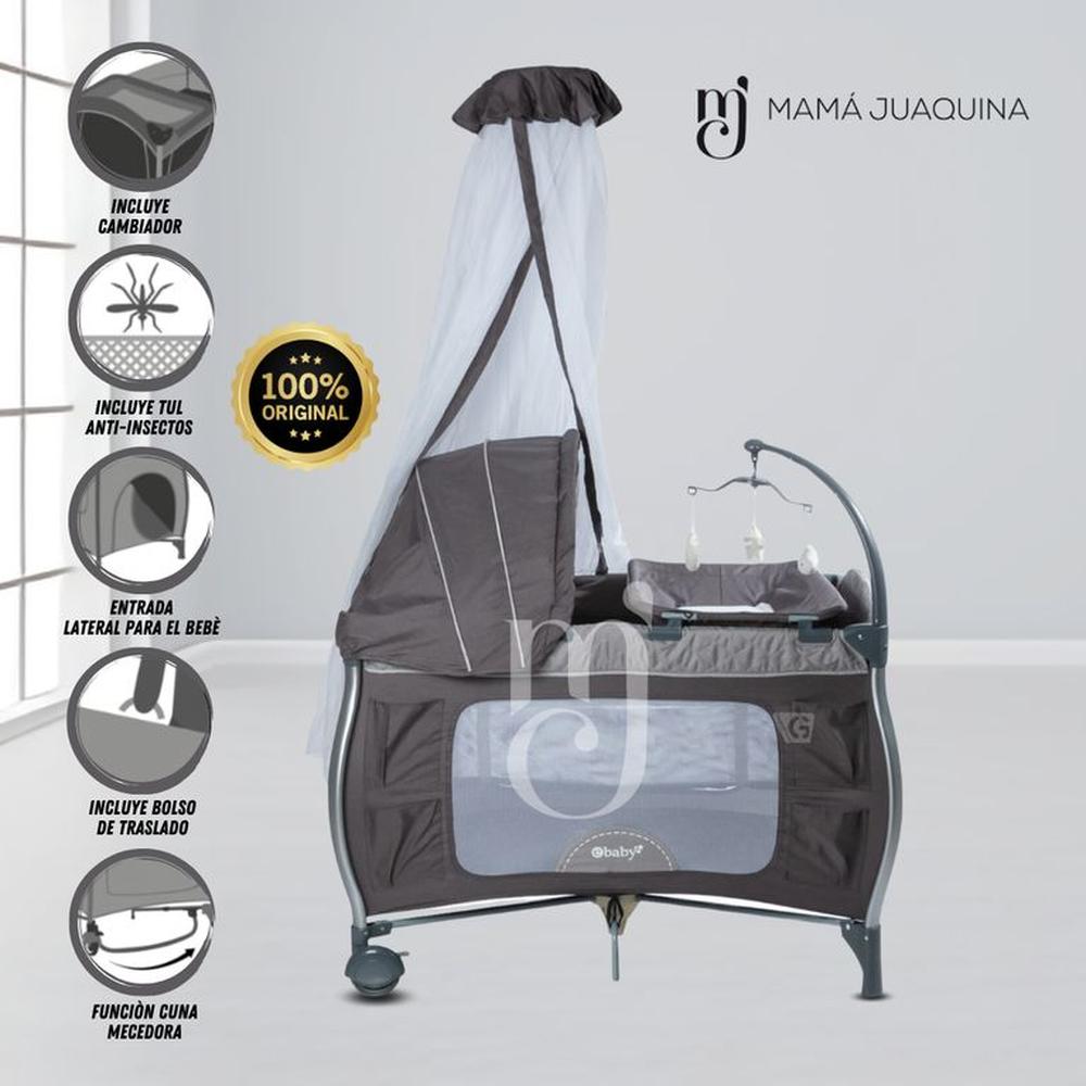 Cuna Corral de Lujo «NAPPY» Gray Cuna Corral de Lujo «NAPPY» Gray