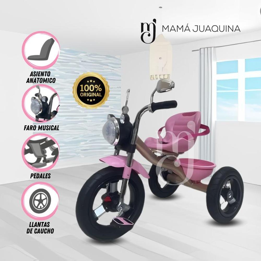 Triciclo Chavito Musical «CINNO» Pink
