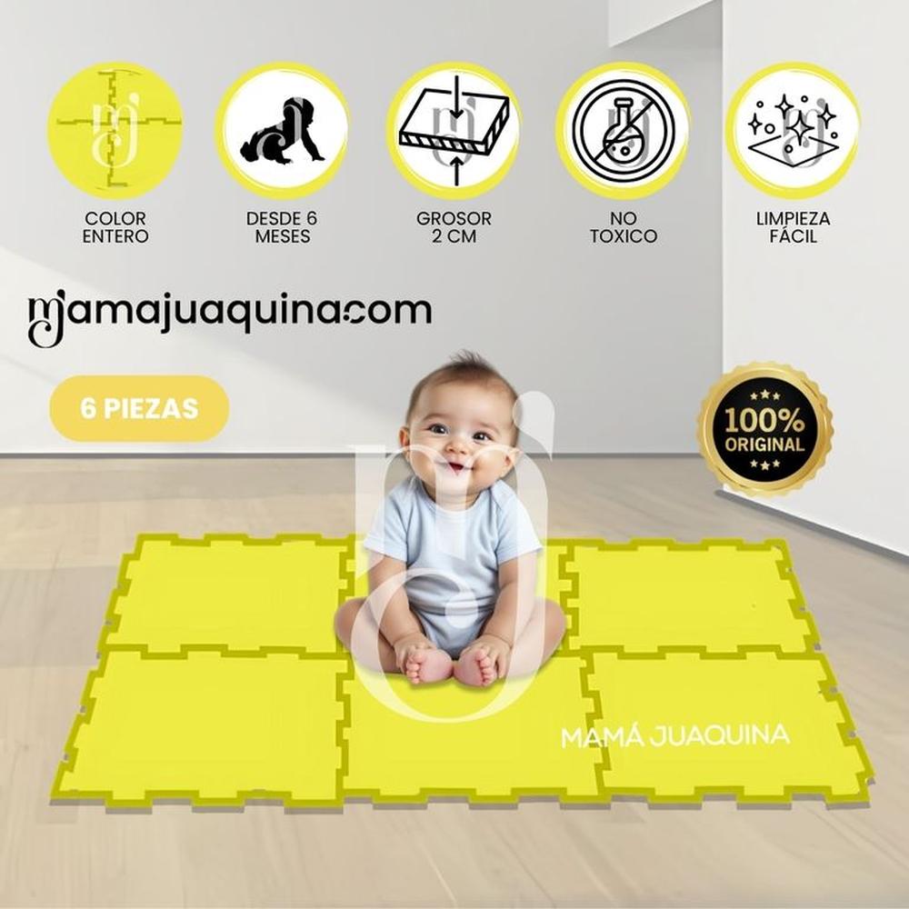 Piso Rompecabezas para Bebés «COUSY FLOOR» Yellow