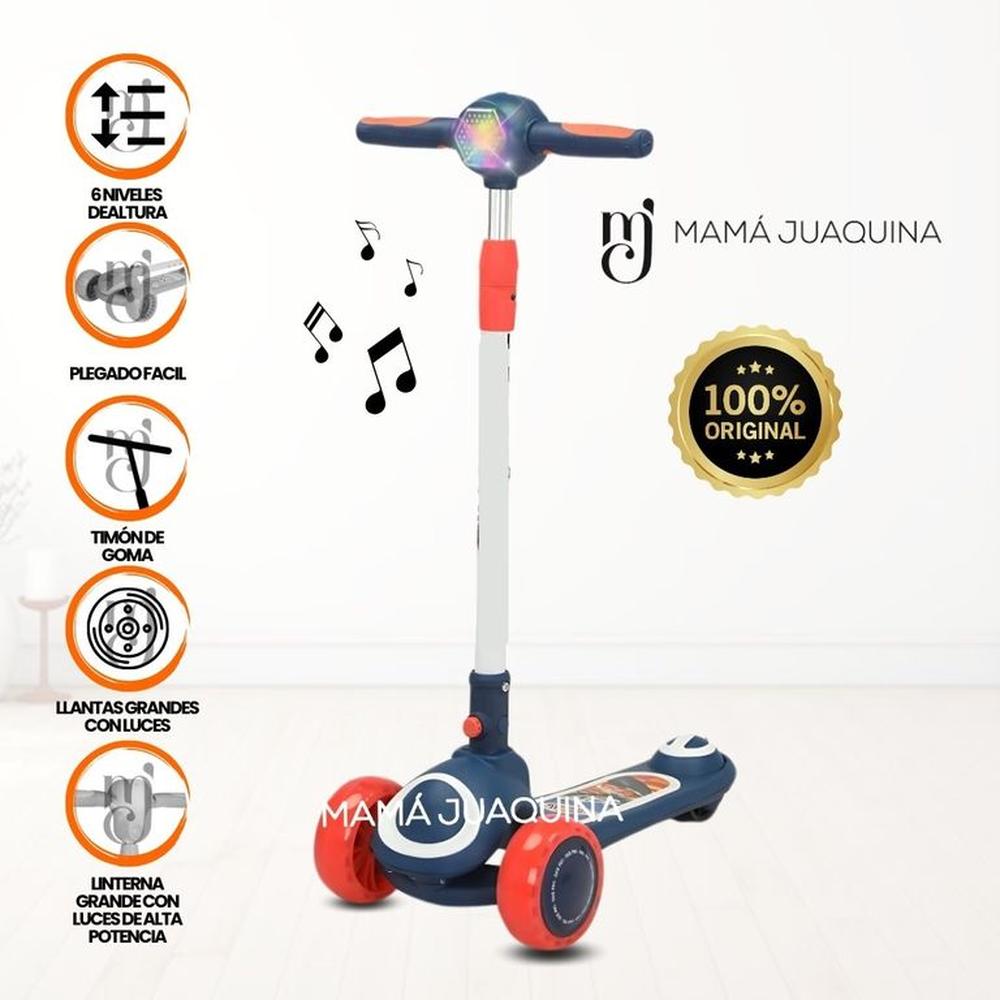 Scooter Musical para Niños «LEXUS» Blue Red