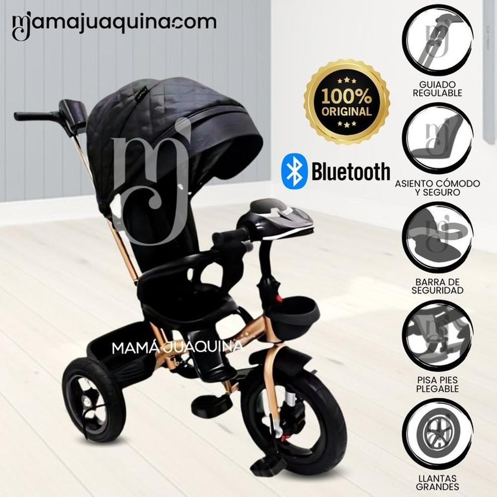 Triciclo Guiador Giratorio «MAXUS» Black Triciclo Guiador Giratorio «MAXUS» Black