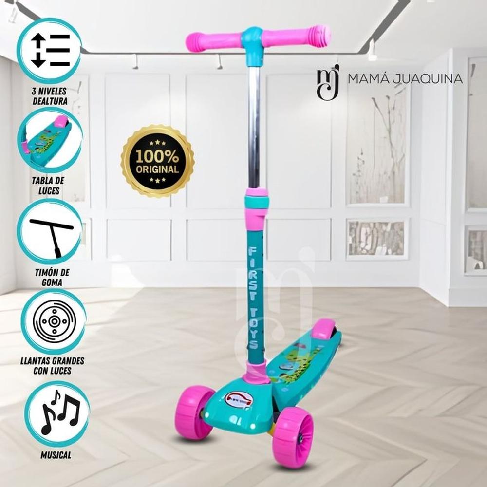Scooter para Niños «JIRAFI» Dark Pink