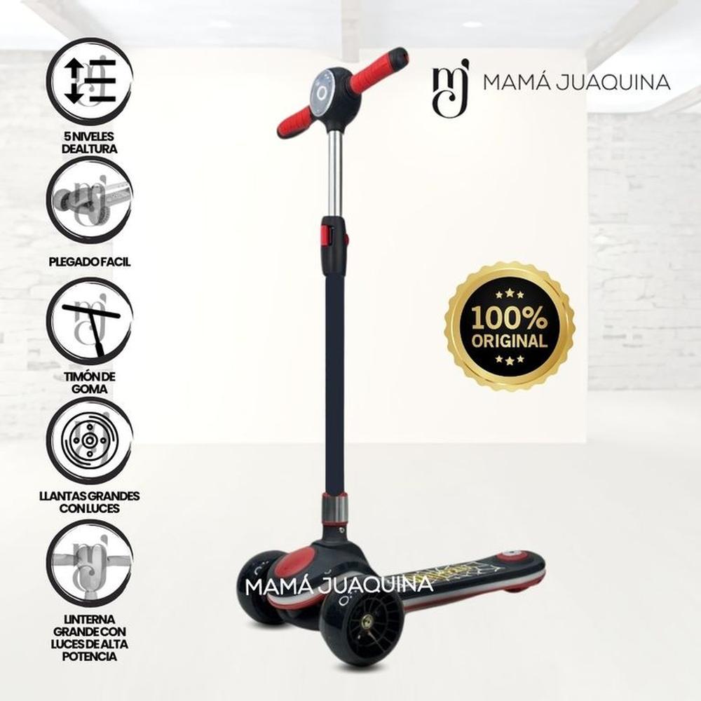 Scooter con Faro para Niños «S ELITE» Black