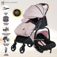 Coche Maleta Travel System «BRUNEI» con Porta bebé  Pink