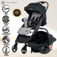 Coche Maleta «BRUNEI» con Porta Bebé Black