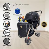 Coche Cuna Musical de Lujo «SUMMER DAY» Black