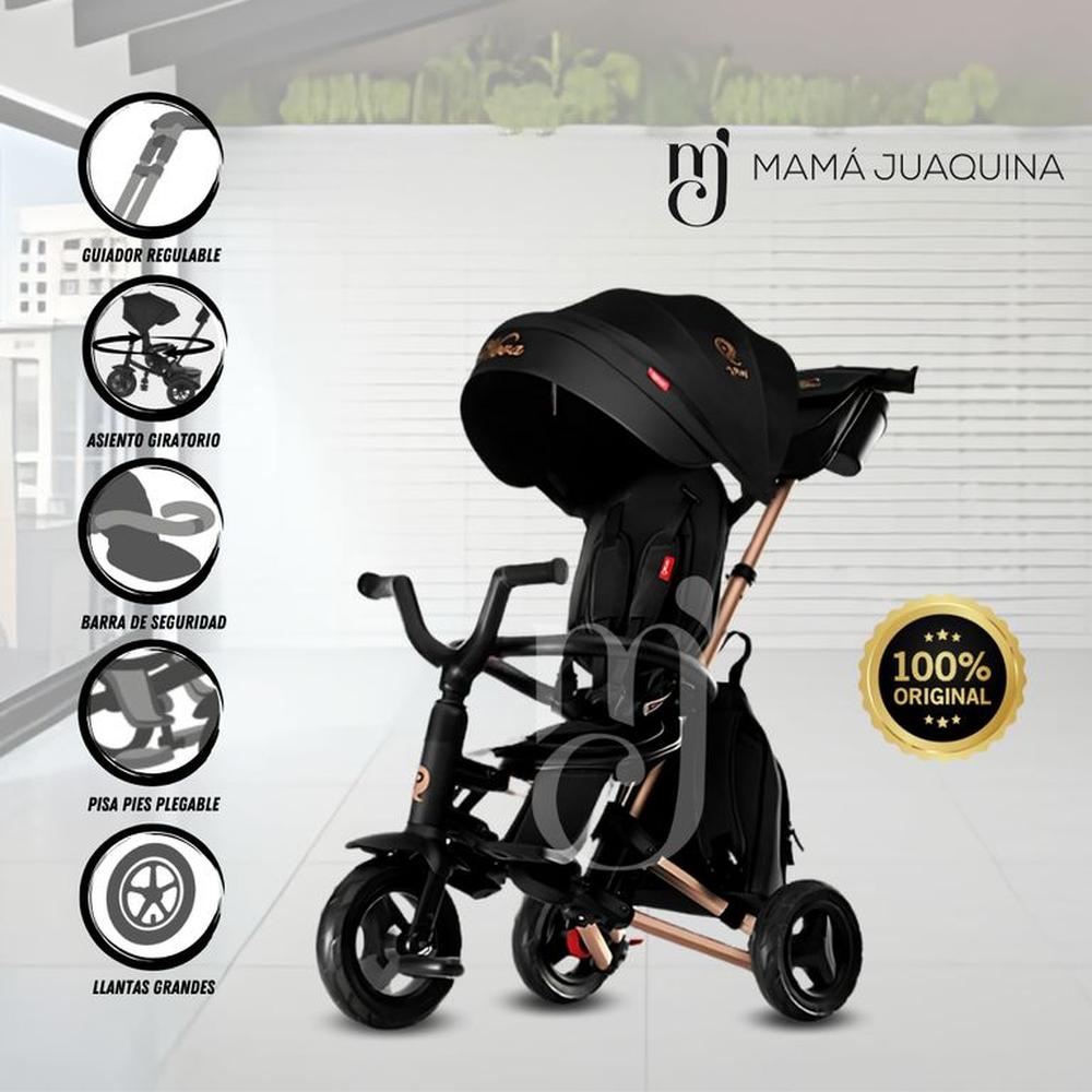 Triciclo Guiador Plegable «QUILL NOVA» Black