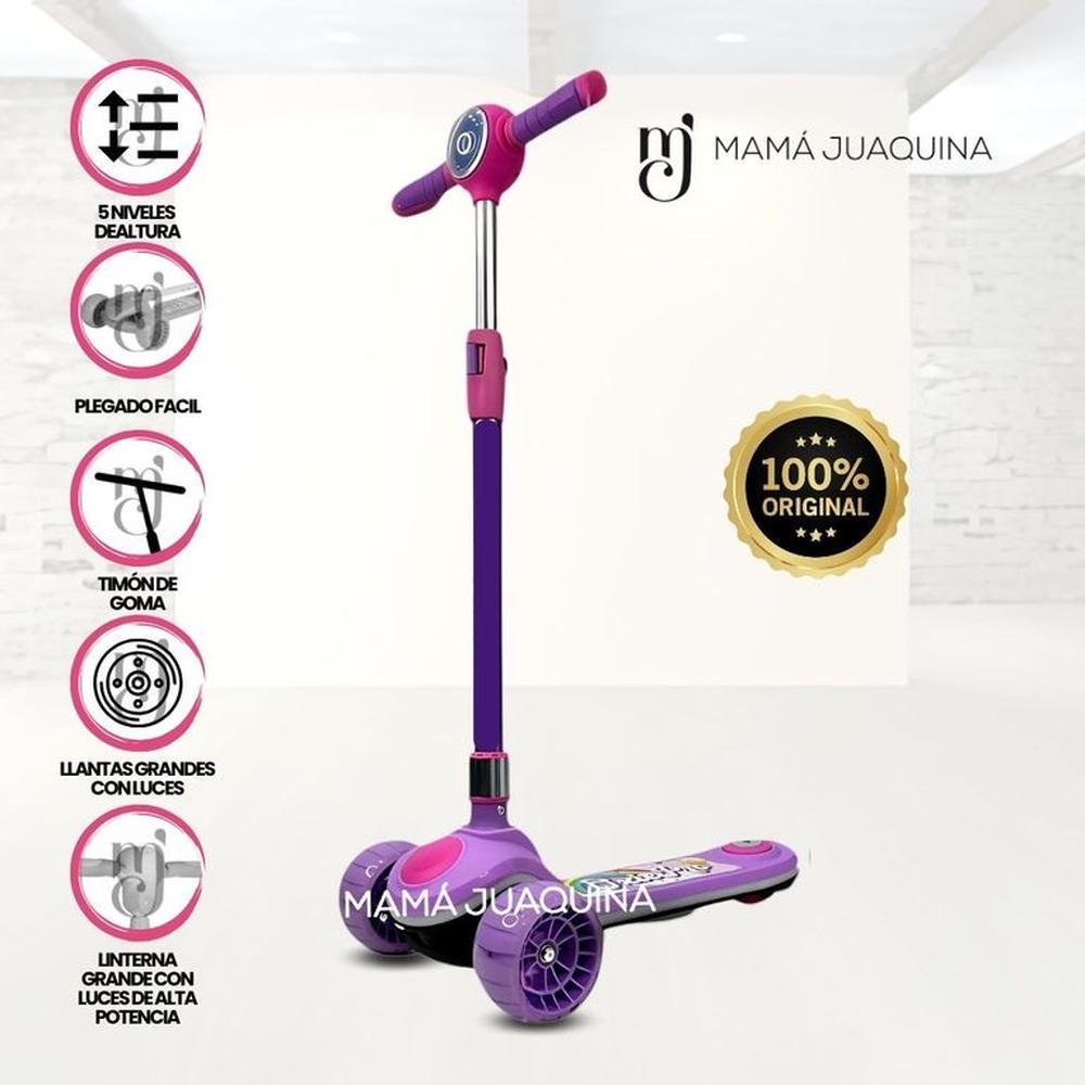 Scooter con Faro para Niños «S ELITE» Purple