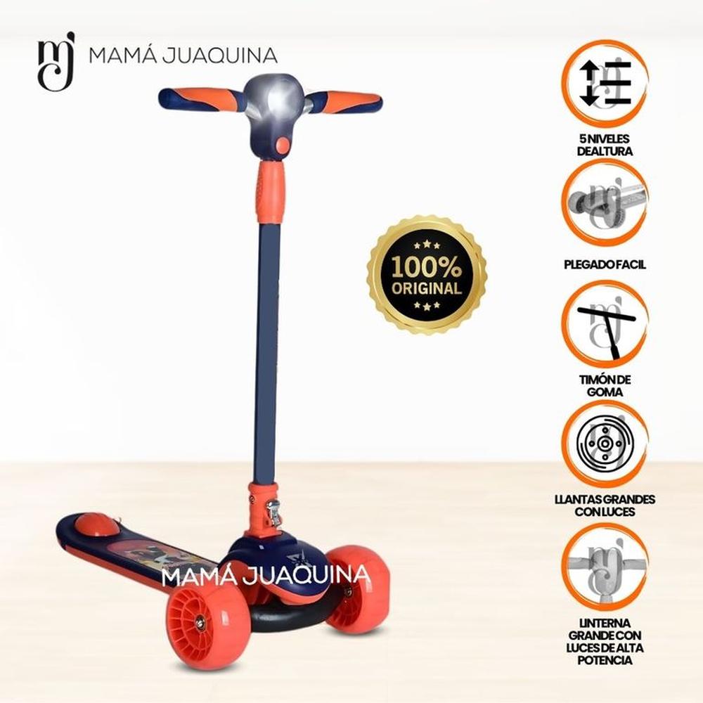 Scooter para Niños «PIXEL» Dark Blue Red