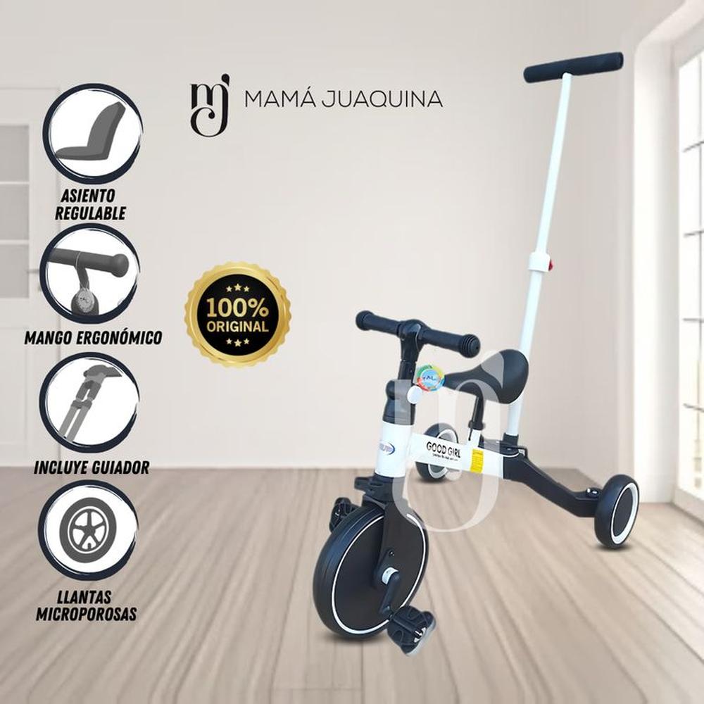 Triciclo Chavito Guiador «GG ROAD» Doble Función Black