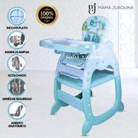 Silla de Comer con Plato Edición Limitada «HI KITTY» Light Blue