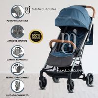 Coche Maleta para Bebé «SAFFE» De Fácil Plegado Blue