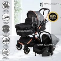 Coche Moisés Travel System «CLINT PRIME» con Porta bebé Gray