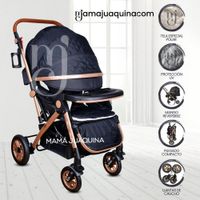 Coche Cuna De Lujo «ROMANI» Black