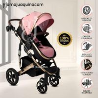 Coche Cuna Moisés de Lujo «TORETTO» Pink