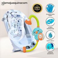 Bañera Plegable con Regadera «MEMO» Gray