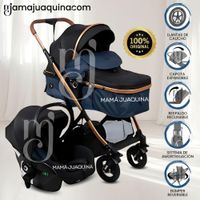 Coche Moisés Travel System «RONDA PRIME» con Porta bebé Blue