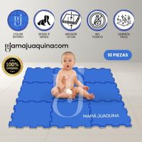 Piso Rompecabezas para Bebés «PLAYGROUND DELUXE» 1.8 Blue